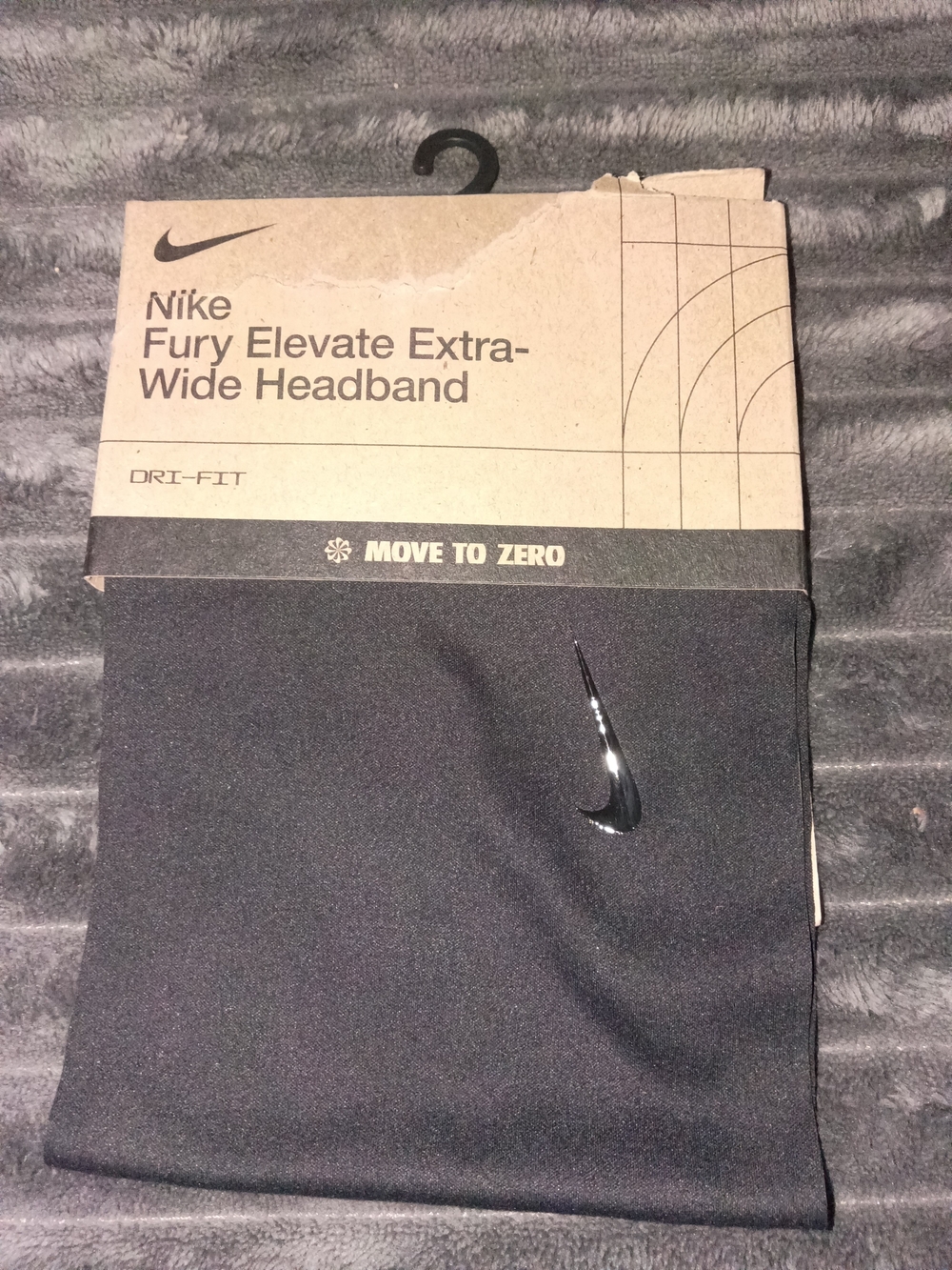 Nike Fury Elevate Extra-Wide Dri-FIT Headband - Black Unissx